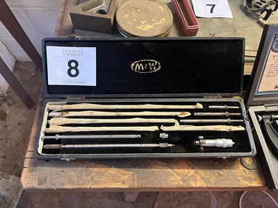 Lot 8 - M & W Micrometer Set (Based in Risby) (No VAT)
