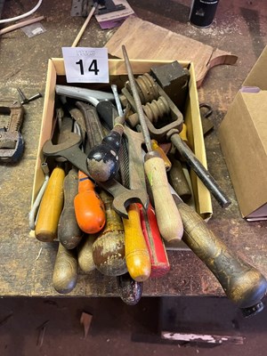 Lot 14 - Collection of hand tools (Based in Risby) (No...