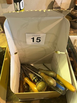 Lot 15 - Quantity of screwdrivers (Based in Risby) (No...
