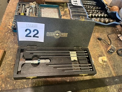 Lot 22 - Moore Wright Depth Gauge Micrometer 53...