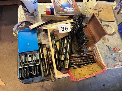 Lot 36 - Large quantity of drill parts (Based in Risby)...