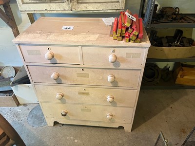 Lot 48 - Chest of drawers (Based in Risby) (No VAT)