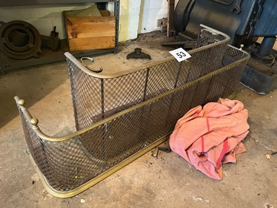 Lot 53 - 2x metal fire guards (Based in Risby) (No VAT)