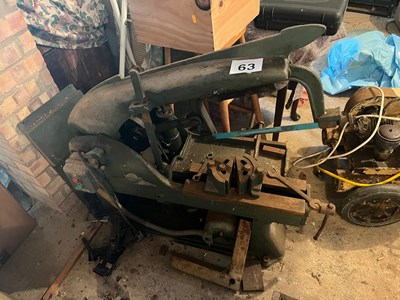 Lot 63 - PJ Edwards LTD Hack Saw (Based in Risby) (No VAT)