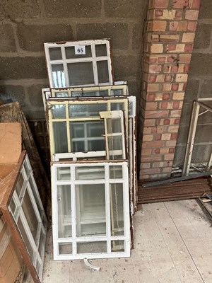 Lot 65 - Wooden framed windows (Based in Risby) (No VAT)