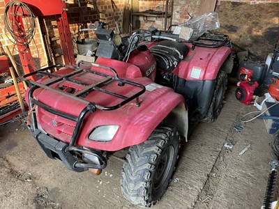 Lot 199 - Suzuki Eiger Quad Bike (Engine in Need Repair,...