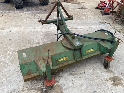 Lot 74 - Sutton 3 point linkage sweeper - new hydraulic...