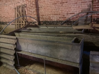 Lot 82 - 7 x Metal Water Troughs (Based in Barrow) (No...