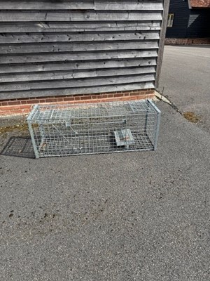 Lot 85 - 1 x Galvanised Fox Trap (Based in Brent...
