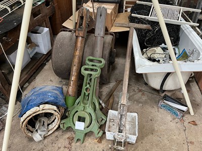 Lot 66a - Lawn Tennis Set with marker (Based in Risby)...