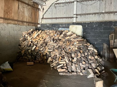 Lot 89 - Large Qty of dry Timber in various sheds...