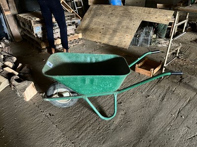 Lot 90 - Small Wheel Barrow (Green) (Based in Gedding)...