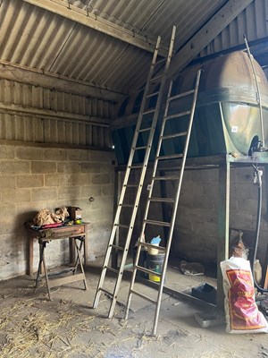 Lot 98 - Qty of ladders (Based in Gedding) (No VAT)
