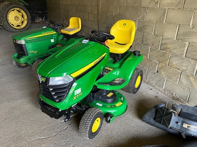 Lot 102 - John Deere X370 Petrol Lawnmower, 17.5 hours...