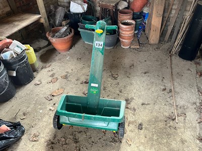 Lot 134 - A.J. Arthur Bowers lawn spreader (Based in...