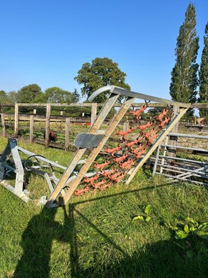 Lot 1w - 6m Folding Chain Harrows (Based in Chevington)...