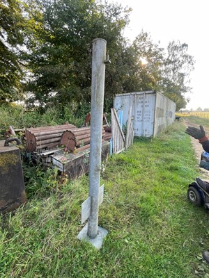 Lot 155 - Steel Gate Post (Based in Tostock) (No VAT)