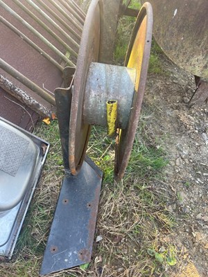 Lot 157 - Wall Mounted Metal Hose pipe holder (Based in...