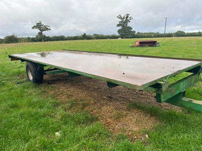 Lot 170 - 20ft Brian Legg Bale Trailer (Based in...