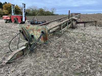 Lot 133 - Round Bale Trailer Self Loading and Unloading