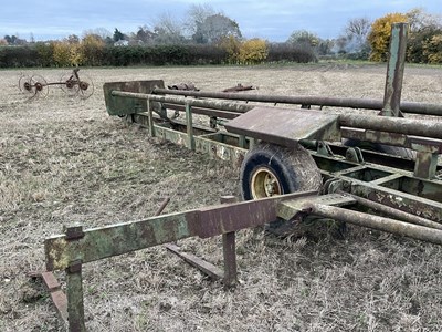 Lot 133 - Round Bale Trailer Self Loading and Unloading