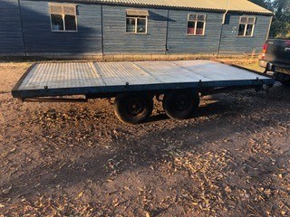 Lot 138 - 7' x 14' Flat Car Trailer