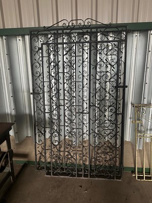 Lot 78 - Pair of Decorative Black Gates (NO VAT)