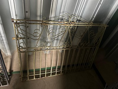 Lot 79 - Pair of White Decorative Gates (NO VAT)