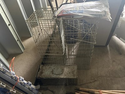 Lot 92 - 2 x Rabbit Traps and 1 x Rat Trap