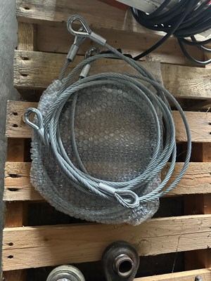 Lot 132 - Galvanised Winch Cable with Hook