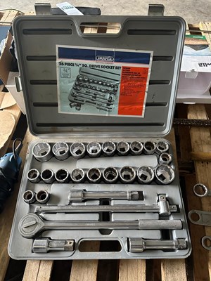 Lot 138 - 26 Piece Driver 3/4 Square drive socket set