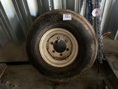 Lot 88a - 1 x Flotation Avon Tyre for Marston Trailer