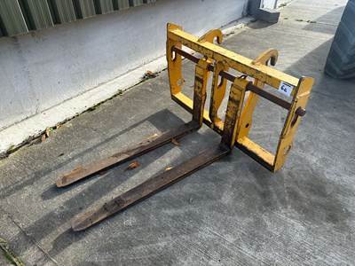 Lot 6a - Pallet forks for JCB Telehandler