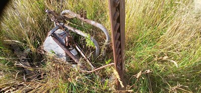 Lot 43 - Gray Fergie Finger Bar Mower (Located in...