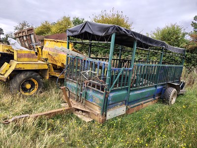 Lot 47 - Hydraulic Livestock Trailer (Located in...