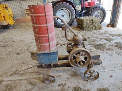 Lot 51 - Lister Stationary Engine with Water Tank
