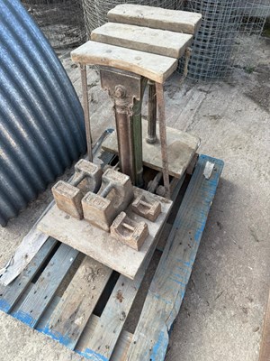 Lot 70 - Vintage weighing scales W ALLSOP MAKER CLASS 3....