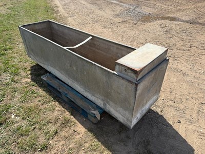 Lot 87 - Large Vintage Water Trough 2.4m x 0.6m...