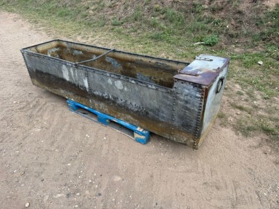 Lot 89 - Large Vintage water trough 2.4m x 0.6m...