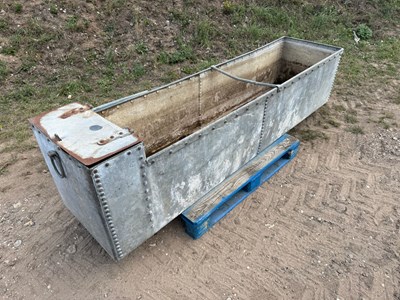 Lot 93 - Large Vintage water trough 2.4m x 0.6m...