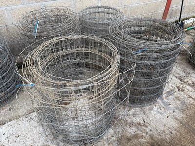 Lot 101 - 4 x reels stock fencing (Located in Barnham,...