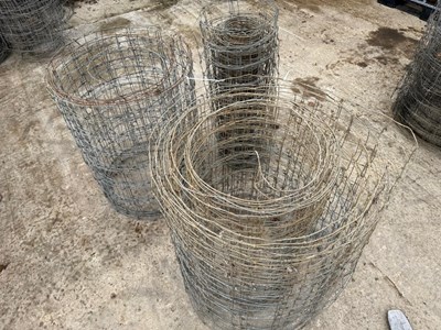 Lot 106 - 3 x reels stock fencing ((Located in Barnham,...