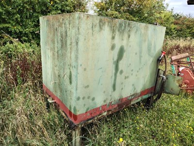 Lot 129 - Fuel Bowser with built-in pump (Located in...