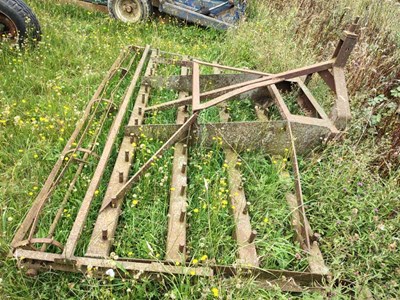 Lot 131 - Vintage Cultivator with crumbler bar (Located...