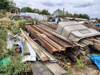 Lot 137 - Quantity of 21ft long RSJs (Located in...