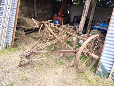 Lot 142 - Horse-drawn cultivator (Located in Barningham,...