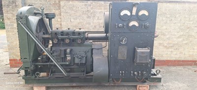 Lot 177 - R.A. Lister Diesel Generator with a Mawdsley...