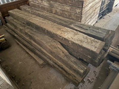 Lot 178 - 11x 8ft railway sleepers (Located in Barnham,...