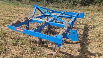 Lot 198 - Ransomes Chisel Plough, 10ft wide, shotblasted...