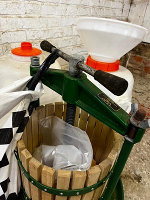 Lot 233 - Traditional Fruit Press (previously used for...